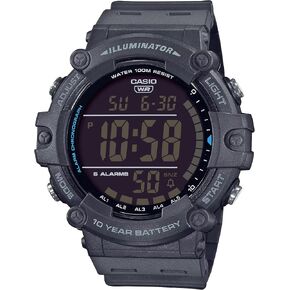 Casio Illuminator AE1500WH Series | 10-Year Battery | LED Backlight | 5-Alarms | 1/100 Sec Stopwatch | Men's Digital Watch in Saudi Arabia