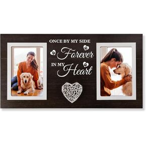 SOUHONEY Dog Memorial Gifts for Loss of Dog, Wooden 4x6 Pictures Frame in Kuwait