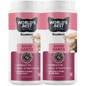 World's Best Cat Litter Boosters Good Habits Additive, 18 oz Canister in Kuwait