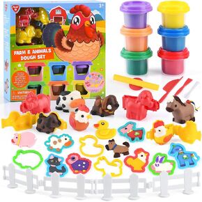 PLAY Clay Dough Set with Ice Cream Maker Machine/Noodle Maker/Banana Split Ice Cream Mold Kitchen Creations Arts Crafts Play Food Toys Tools Kit for Boys Girls Kids Toddlers Ages 3+ in Kuwait