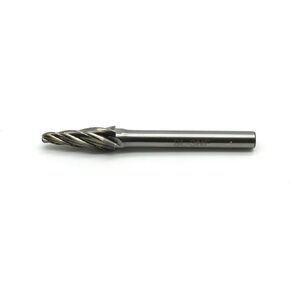 TEMO SB-5 NF Aluminum Cut Carbide Rotary Burr File, 1/2 Inch Head Cylinder End Cut, 1/4 Inch Diameter 2 Inch Long Shank in Kuwait