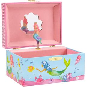 Jewelkeeper Girl's Musical Jewelry Storage Box with Spinning Unicorn, 6 x 4.65 x 3.5 inches, Rainbow Design, The Beautiful Dreamer Tune in Saudi Arabia