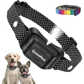 Citronella Dog Bark Collar for Large Medium Small Dogs, No Shock Bark Collar with 3 Adjustable Sensitivity & Spray Levels, Rechargeable Anti-Bark Collars with 2 Collar Straps, Black in Kuwait