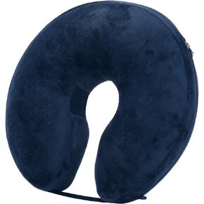 PAWISE Inflatable Dog Cone Collar Soft Adjustable Recovery Donut for Dogs After Surgery, Washable Protective E-Collar to Prevent Licking, Blue, M in Kuwait