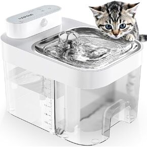 Filterless Cat Water Fountain - Wastewater Separation Pet Dispenser in Kuwait