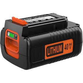 Ahomtikk 3000mAh 40V MAX Lithium Replacement Battery for Black and Decker 40V Battery LBX1540 LBX2040 LBX2540 LBXR36 LBXR2036 Black and Decker 40 Volt Lithium Battery in Saudi Arabia