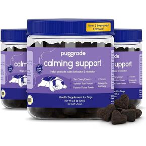 PupGrade Calming Support for Dogs, Turkey Flavor - 60 Soft Chews in Kuwait