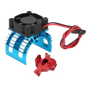 Hidyliu RC Car Heatsink Set, Aluminum Alloy Motor Holder (Red) in Saudi Arabia