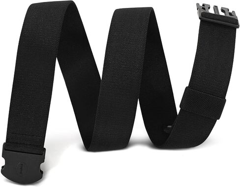 WHIPPY Mens Elastic Stretch Belt Unisex Adventure Web Belt for Women Men with Non-Metal Buckle Adjustable Belts in Kuwait