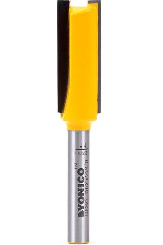 YONICO Straight Router Bits Set 5 Bit 1/2-Inch Shank 14522 in Kuwait