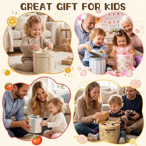 WHOHOLL 43 Pcs Wooden Play Food for Kids Play Kitchen Accessories Playset with Bucket, Pretend Cutting Food Toys for 3 4 5 6 Year Old, Vegetables Fruits Toys Birthday Gifts for Boys Girls in Kuwait