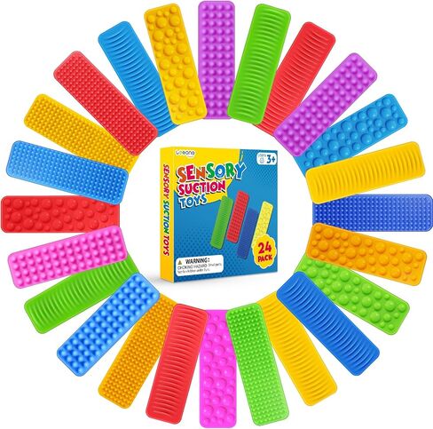 Sensory Fidget Toys Kids Adults: 8 Pack Suction Toys for Autism Calming in Kuwait