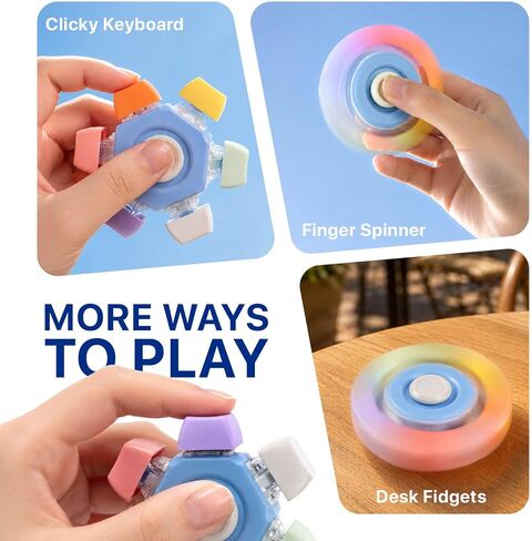 Fidget Toys for Adults Stress Relief: 2 Pack Clicker Fidget with Rotation in Kuwait