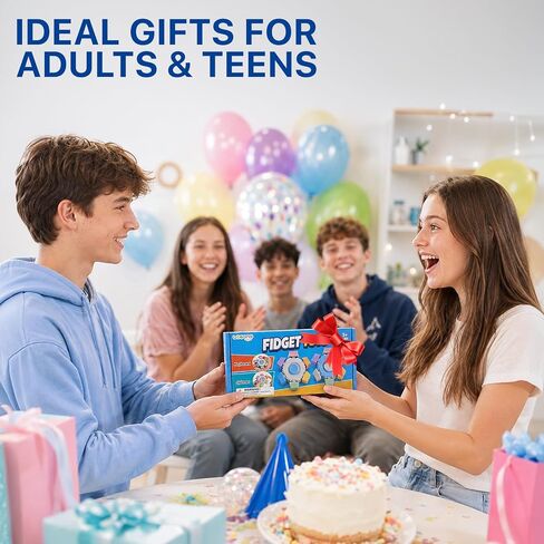 Fidget Toys for Adults Stress Relief: 2 Pack Clicker Fidget with Rotation in Kuwait