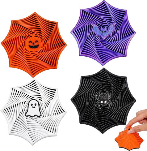 DULEFUN 4Pcs Halloween 3D Printed Fidget Toys Expanded Sensory Star Toy in Kuwait