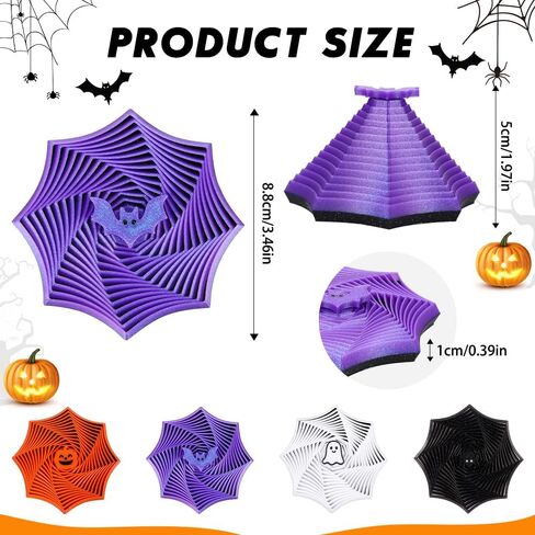 DULEFUN 4Pcs Halloween 3D Printed Fidget Toys Expanded Sensory Star Toy in Kuwait