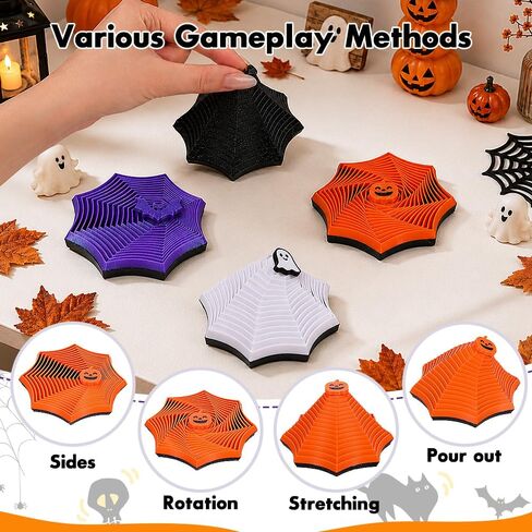 DULEFUN 4Pcs Halloween 3D Printed Fidget Toys Expanded Sensory Star Toy in Kuwait