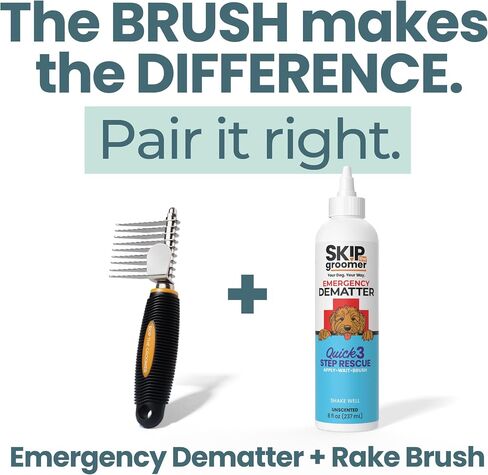 Dematting Cream + Rake Brush - Mat & Tangle Remover Kit in Saudi Arabia