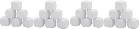 2.5 Inch White EVA Foam Dices for Kids Graffiti, Building Blocks,Creative Painting,Party Supplies, 12 PCS (Pack of 2) in Kuwait