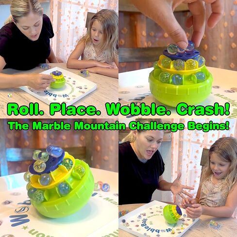 Funwares WobbleBall Marble Mountain, 3-Tier Balance Game, 40 Marbles in Kuwait