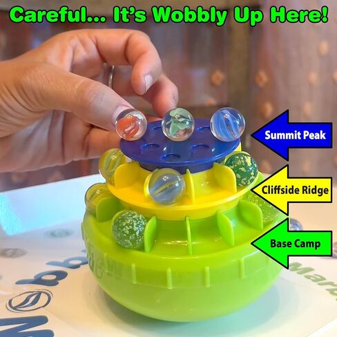 Funwares WobbleBall Marble Mountain, 3-Tier Balance Game, 40 Marbles in Kuwait