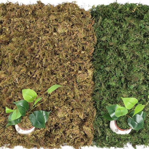 MAPVOLUT 30 OZ/1.87 LB Artificial Moss for Plants Indoor, Green Fake Moss for DIY Crafts, Decorative Moss for Fairy Gardens, and Potted Plants - Natural Texture & Durable Moss for Planter Filler in Kuwait