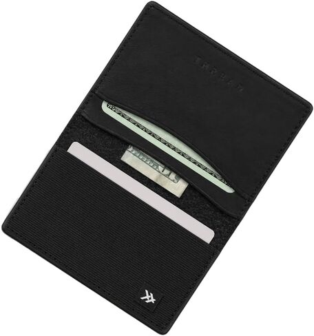 Slim Minimalist Bifold Wallet for Men & Women with RFID | Small Elastic Credit Card Holder for Front Pocket in Saudi Arabia