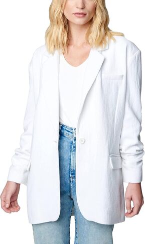 [BLANKNYC] Womens Luxury Clothing Oversized Blazzer with Pockets, Comfortable & Stylish Coat in Kuwait