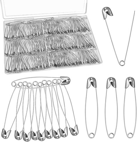 400 PCS 2.1 Inch Large Safety Pins, Safety Pin for Clothes, Safety Pins Heavy Duty for Sewing, Clothing and DIY Crafts in Saudi Arabia