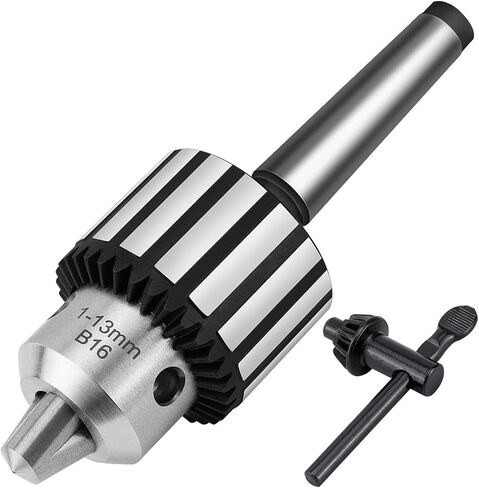 Super Heavy Duty 1/2-Inch Drill Chuck with #2 Morse Taper Arbor & Chuck Key (1/2" MT2) in Kuwait