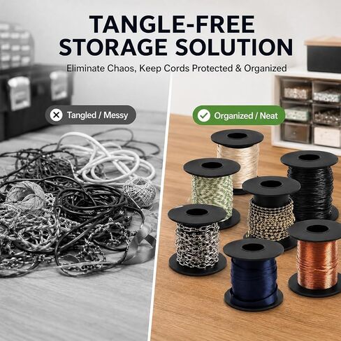 8 Pack Empty Plastic Spool, 2.8" Yarn Bobbins for Crafts in Kuwait