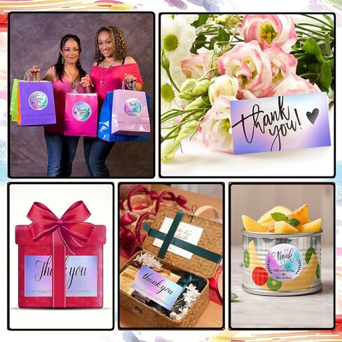 1300Pcs Thank You Cards and Stickers for Supporting Small Business in Saudi Arabia