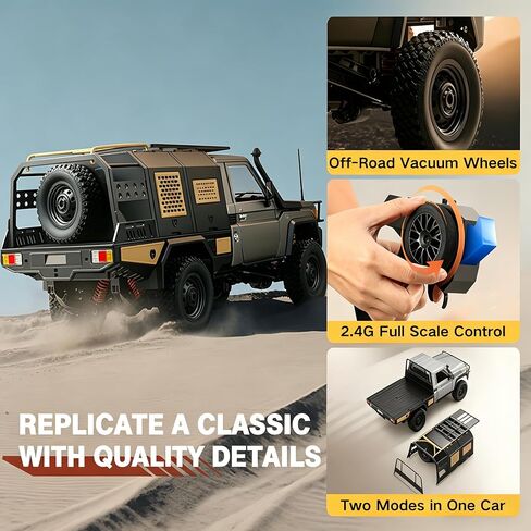 RC Rock Crawler, 2-Speed All Terrain RTR Hobby Car for Adult(Gray) in Saudi Arabia