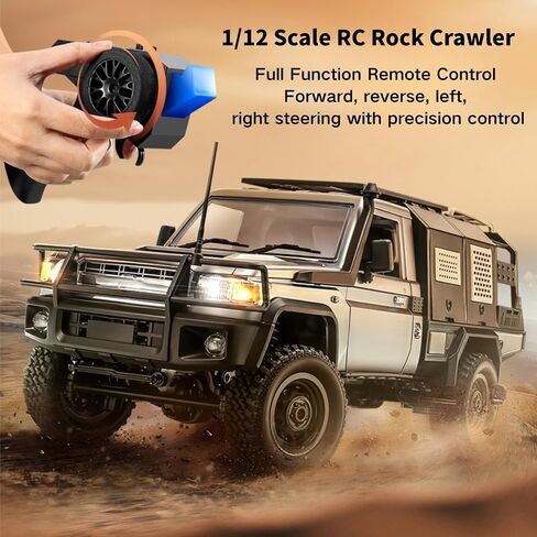 RC Rock Crawler, 2-Speed All Terrain RTR Hobby Car for Adult(Gray) in Saudi Arabia