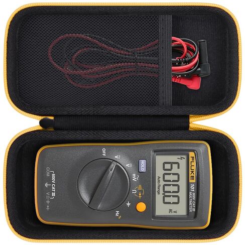 حافظة صلبة للسفر من Khanka قابلة للاستبدال لـ Fluke 101/106/107 الأساسية الرقمية متعددة العدادات المحمولة معدات متر صناعية in Kuwait
