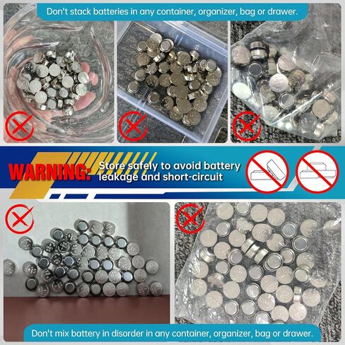 PGSONIC 50 Pack LR44 Batteries, 1.5 Volt Alkaline Button Cell Batteries with Long Lasting Power in Kuwait
