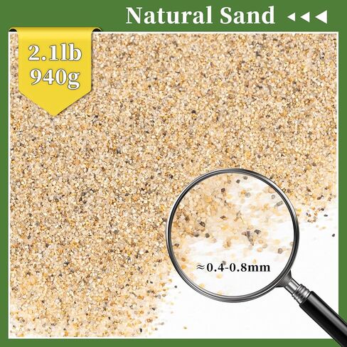 Aquarium Sand for Freshwater Tank, 2.1lbs Wedding Unity Sand, 0.4-0.8mm in Saudi Arabia