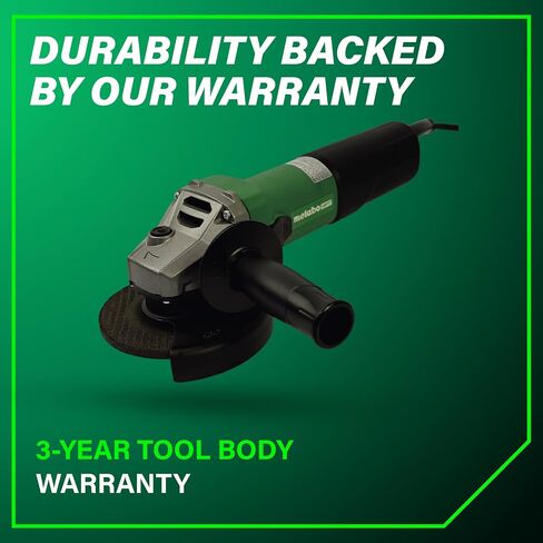Metabo 4-1/2-Inch / 5-Inch Angle Grinder | 12,000 RPM | 11 Amp | Slide Switch (Locking) | W 1100-125 in Saudi Arabia