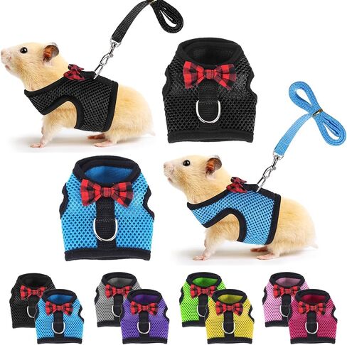 Guinea Pig Harness and Leash Adjustable to Any Size 2 Pack in Kuwait