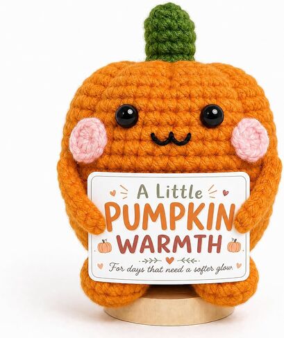 Crochet Pumpkin Checklist Reminder Office Coworker Gift in Kuwait