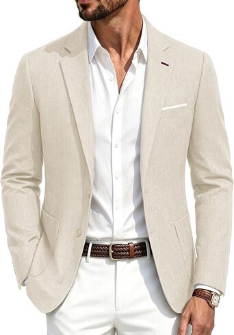 PJ PAUL JONES Mens Casual Sport Coat Blazer Two Buttons Lightweight Business Jackets in Kuwait