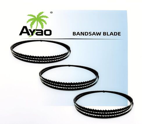 AYAO 2 Pack, 59-1/2-Inch X 3/8-Inch X 12TPI Bandsaw Blades to Fit Ryobi, B&D, Craftsman, Tradesman, Pro-Tech, Collins Skil and Wen BA3959 9" Band Saws in Kuwait
