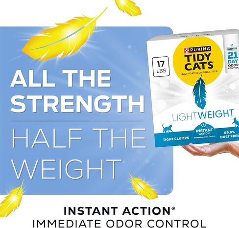 Purina Tidy Cats Lightweight Instant Action Cat Litter, 17 lb in Kuwait