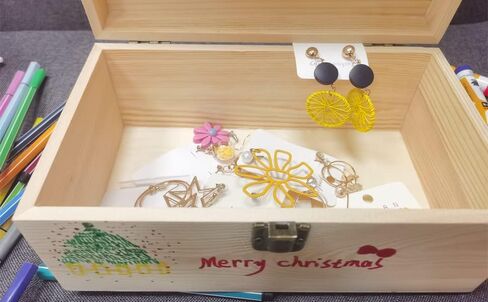 2026 New Wooden Keepsake Box – Memory Box 9.2"x5.5"x4" Unfinished Wood Box in Saudi Arabia