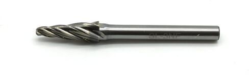 TEMO SB-5 NF Aluminum Cut Carbide Rotary Burr File, 1/2 Inch Head Cylinder End Cut, 1/4 Inch Diameter 2 Inch Long Shank in Kuwait