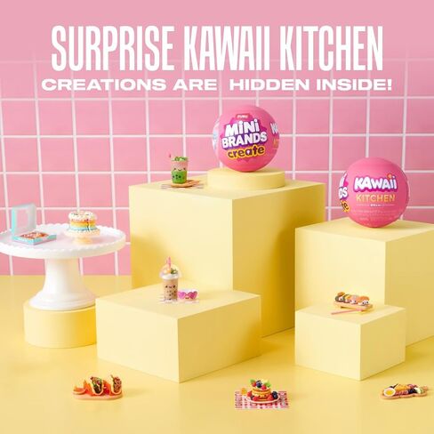 Mini Brands Mini Create Kawaii Kitchen Capsule Series 1 (2 Pack) By ZURU in Saudi Arabia