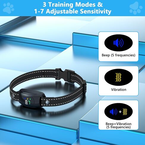 Bark Collar, Bark Collar for Medium Dogs & Large Dogs 15-120LBS in Kuwait