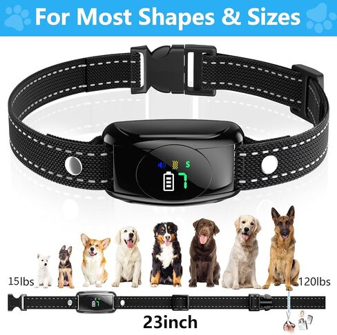 Bark Collar, Bark Collar for Medium Dogs & Large Dogs 15-120LBS in Kuwait
