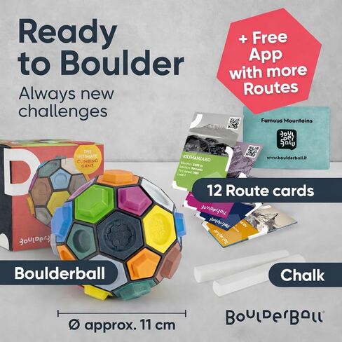 3D Climbing Ball I World Novelty I Concentration, Creativity & Dexterity I Puzzle Ball Toy I Bouldering Gift I Portable Climbing Game in Kuwait
