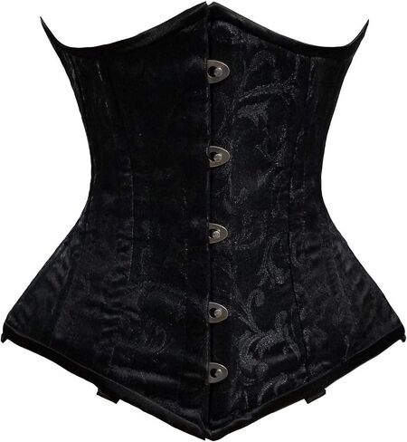 luvsecretlingerie Heavy Duty 26 Double Steel Boned Waist Training Underbust Tight Shaper Corset in Kuwait